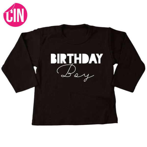 Birthday boy shirt long sleeve cindysigns