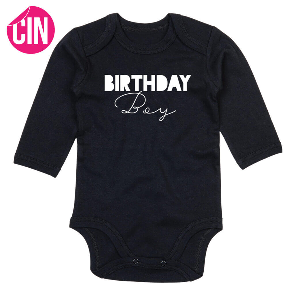 Romper birthday boy cindysigns