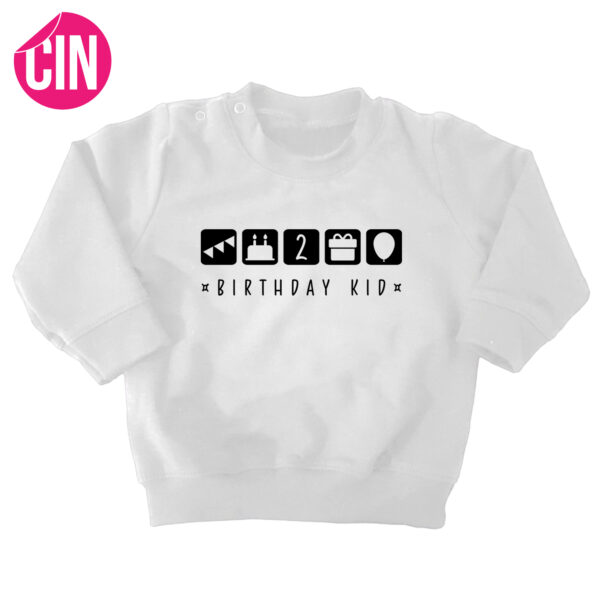 birthday kid sweater wit cindysigns