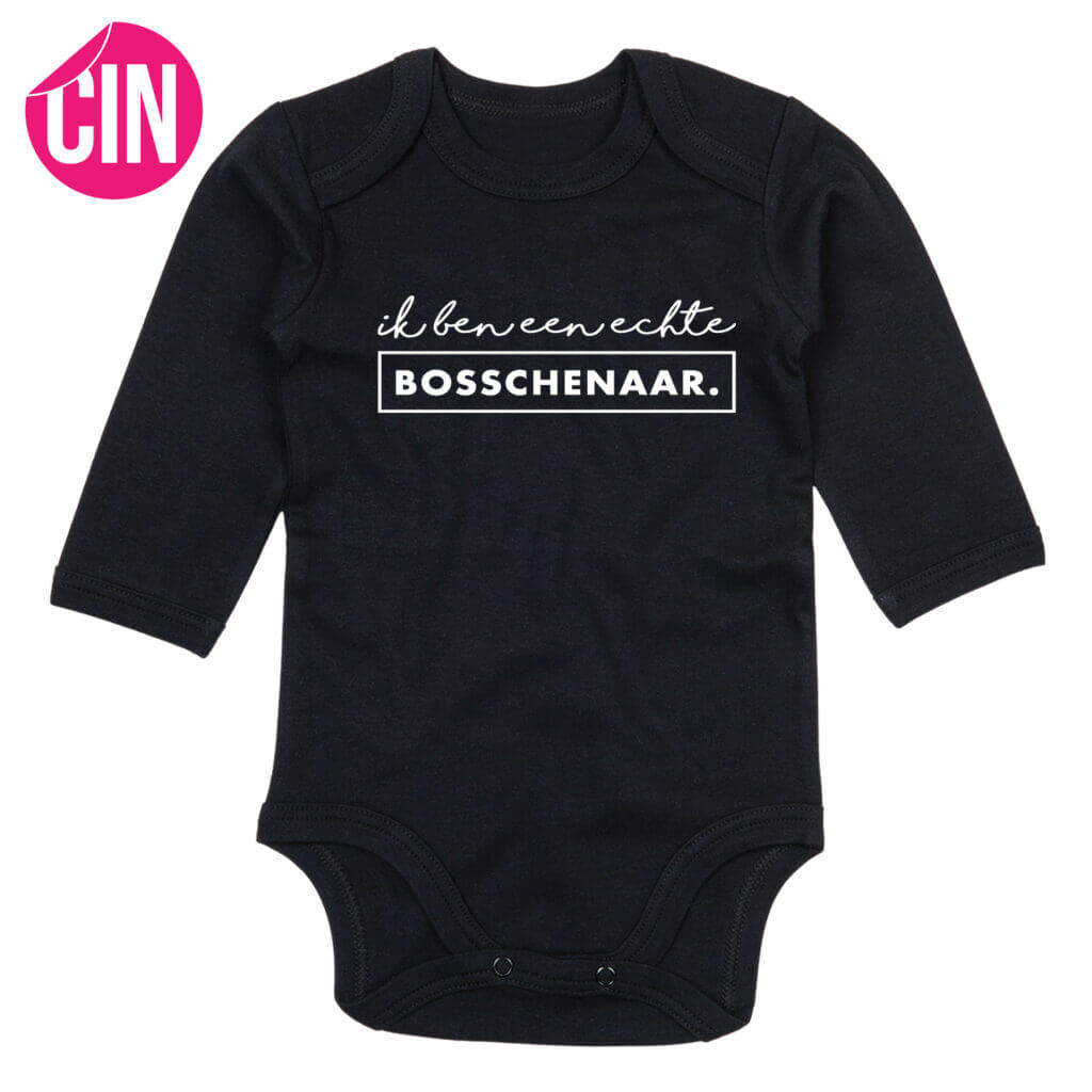 romper bosschenaar lange mouwen zwart