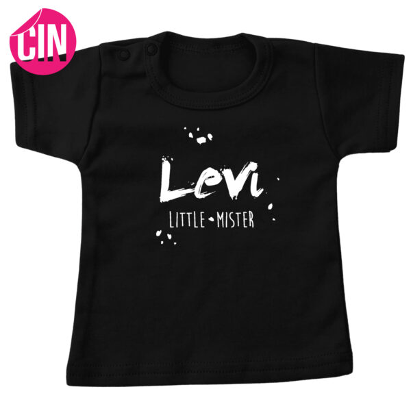 Shirt met naam little mister cindysigns