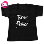 t-shirt terror peuter zwart kort
