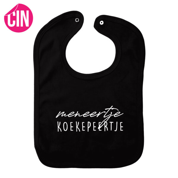 meneertje koekepeertje cindysigns slabber gepersonaliseerd