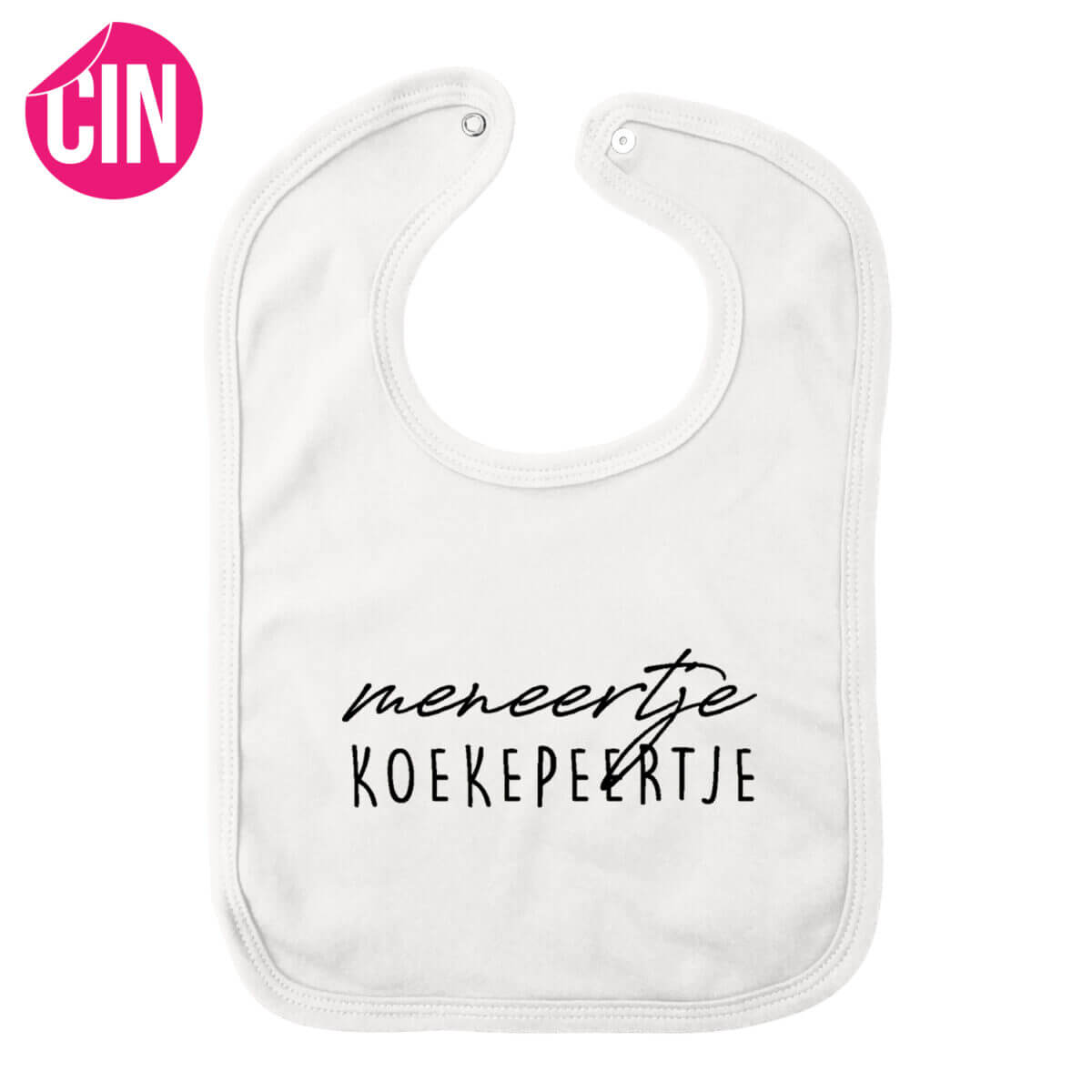 Slabber meneertje koekepeertje wit