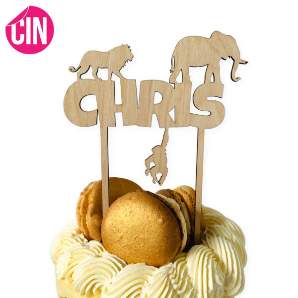 Jungle Taarttopper Caketopper Cindysigns