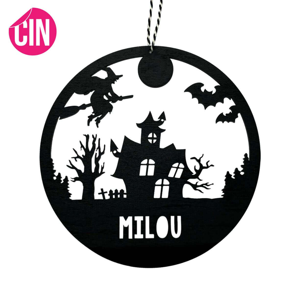 Halloween wooncirkel roundie muurcirkel cindysigns