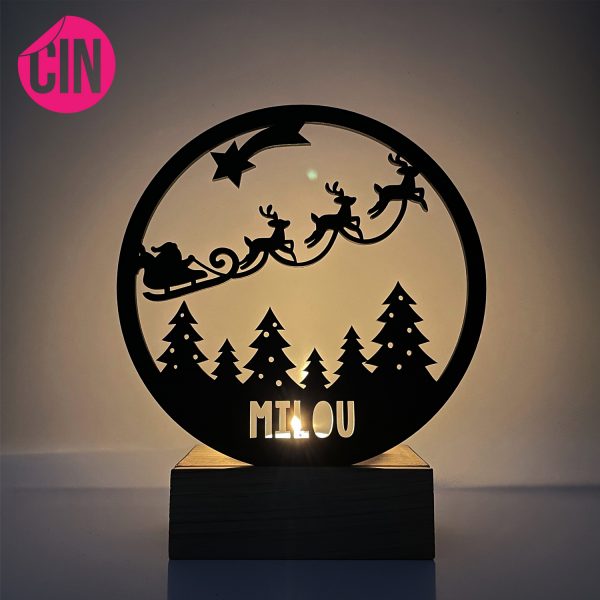 Kerst theelichthouder Cindysigns