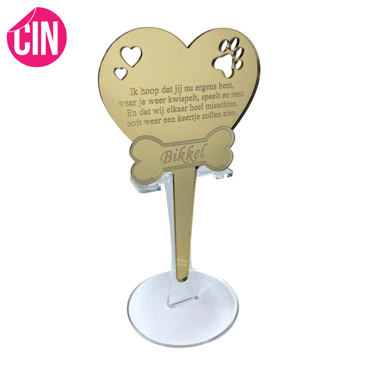 hond grafsteker monumentensteker herdenkingssteker herinneringssteker memorial cindysigns