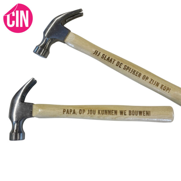 gepersonaliseerde hamer cindysigns